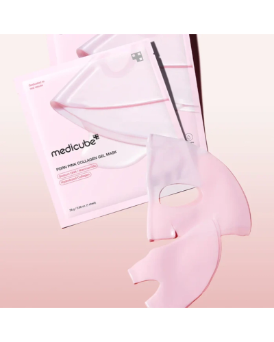 Корейська гелева маска Medicube PDRN Pink Collagen Gel Mask для пружності, сяйва та зволоження шкіри 1 шт