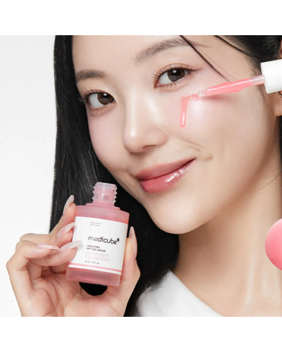 Корейська сироватка Medicube PDRN Pink Peptide Glow Serum для тону та пружності шкіри 30 мл