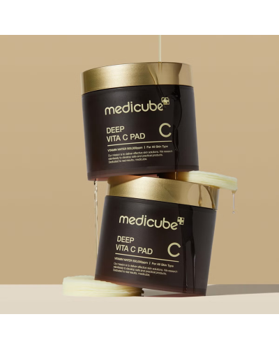 Корейські тонер-пади Medicube Deep Vita C Pad для освітлення, пост-акне та вирівнювання тону 70 шт