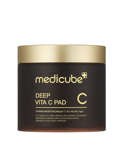 Корейські тонер-пади Medicube Deep Vita C Pad для освітлення, пост-акне та вирівнювання тону 70 шт