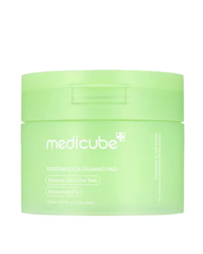 Корейські тонер-пади Medicube Exosome Cica Calming Pad для заспокоєння шкіри та пор 100 шт