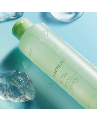 Корейський заспокійливий тонер Medicube Exosome Cica Toner для балансу, сяйва та текстури шкіри 210 мл