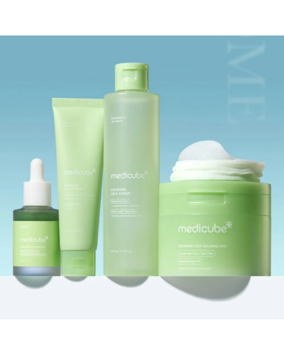 Корейський заспокійливий тонер Medicube Exosome Cica Toner для балансу, сяйва та текстури шкіри 210 мл