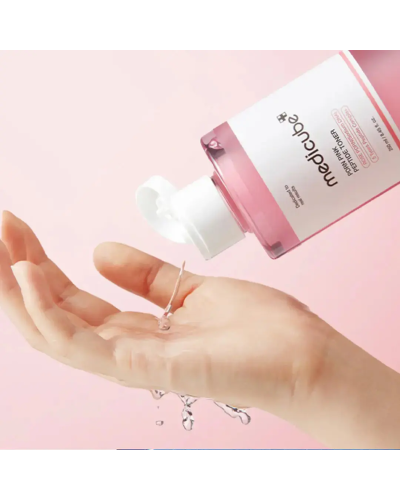Корейський тонер Medicube PDRN Pink Cica Soothing Toner для здорового сяйва, тону та пружності шкіри 250 мл