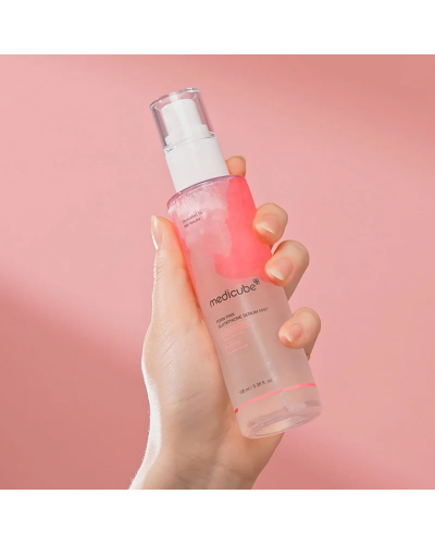 Корейський сироватка-міст Medicube PDRN Pink Glutathione Serum Mist для сяйва та зволоження шкіри 100 мл