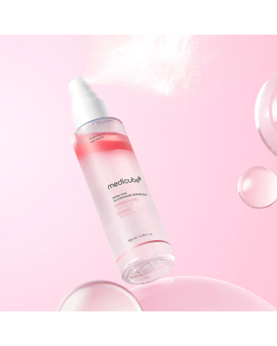 Корейський сироватка-міст Medicube PDRN Pink Glutathione Serum Mist для сяйва та зволоження шкіри 100 мл