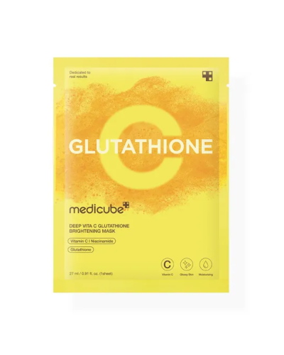 Осветляющая маска Medicube Deep Vita C Glutathione с витамином C и глутатионом 1 шт