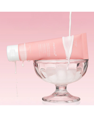 Корейский крем Medicube PDRN Pink Hyaluronic Cream для увлажнения и сияния кожи 50 мл