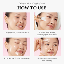 Medicube Collagen Night Wrapping Mask корейская ночная маска-плёнка с коллагеном для упругости кожи 75 мл