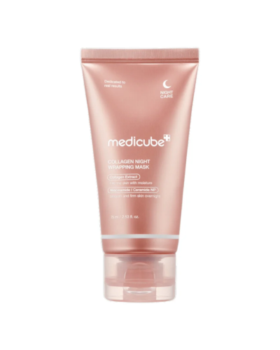 Корейська нічна маска Medicube Collagen Night Wrapping Mask з колагеном для пружності та зволоження 75 мл