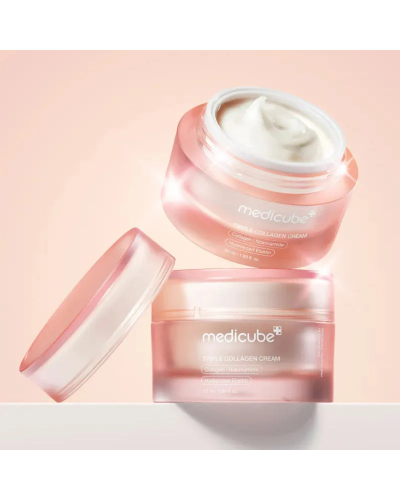 Корейский крем Medicube Triple Collagen Cream 4.0 для увлажнения и упругости кожи 50 мл