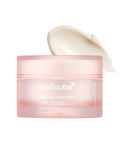 Корейский крем Medicube Triple Collagen Cream 4.0 для увлажнения и упругости кожи 50 мл