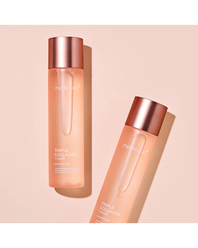 Корейский тонер Medicube Triple Collagen Toner 4.0 для увлажнения и повышения упругости кожи 140 мл