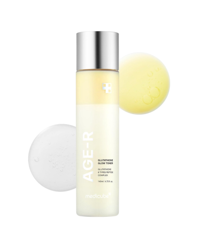 Корейський тонер Medicube Age-R Glutathione Glow Toner для сяйва та рівного тону шкіри 140 мл