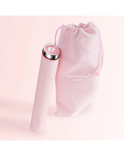 Корейський апарат Medicube AGE-R Booster Pro Mini Pink для ефекту glass skin, заспокоєння та покращення текстури шкіри
