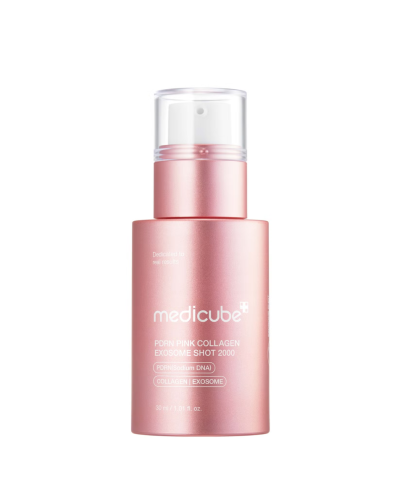Корейская сыворотка Medicube PDRN Pink Collagen Exosome Shot 2000 для упругости и сияния кожи 30 мл