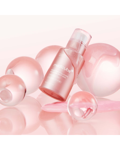 Корейская сыворотка Medicube PDRN Pink Collagen Exosome Shot 2000 для упругости и сияния кожи 30 мл