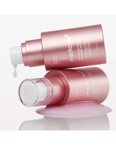 Корейская сыворотка Medicube PDRN Pink Collagen Exosome Shot 7500 для пор и текстуры кожи 30 мл