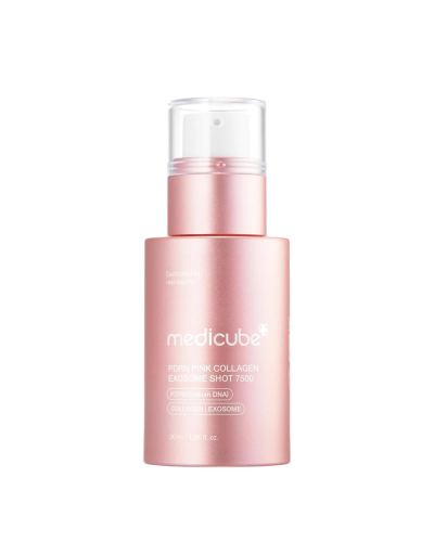 Корейская сыворотка Medicube PDRN Pink Collagen Exosome Shot 7500 для пор и текстуры кожи 30 мл