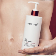 Medicube Red Acne Body Wash корейский противовоспалительный гель для душа с кислотами против акне 400 мл