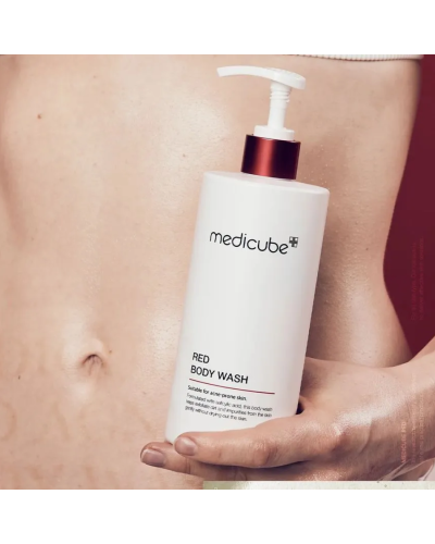 Корейський гель для душу проти акне Medicube Red Acne Body Wash з саліциловою кислотою для очищення та від висипань 400 мл
