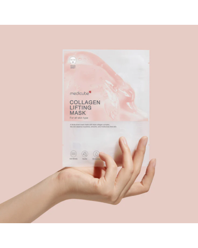 Корейська тканинна ліфтинг-маска Medicube Collagen Lifting Mask з колагеном для пружності та зволоження шкіри 1 шт