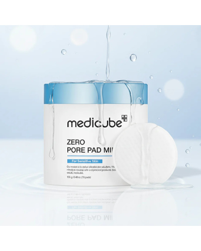 Корейские тонер-пады Medicube Zero Pore Pad Mild для чувствительной кожи и пор 70 шт