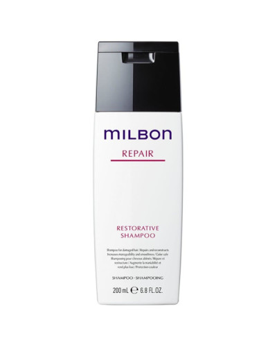 Восстанавливающий Шампунь Milbon Repair Restorative Shampoo для слабых, поврежденных и окрашенных волос 200 мл
