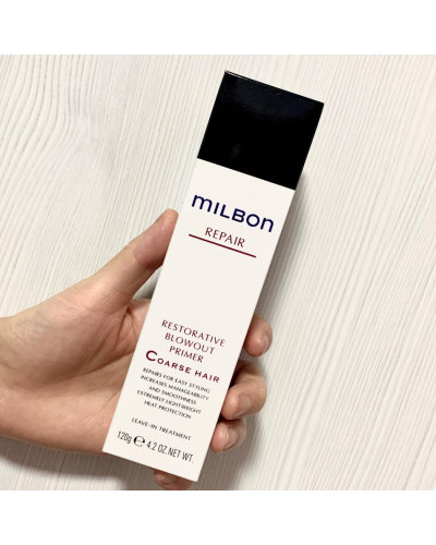 Крем-праймер Milbon Restorative Blowout Primer Coarse для жестких волос 120 г