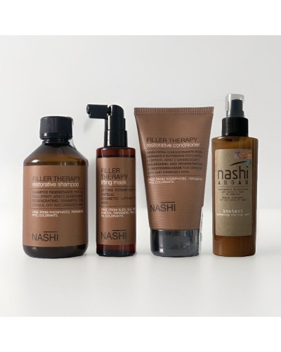Восстанавливающий кондиционер с коллагеном и кератином – Nashi Argan Filler Therapy Conditioner 150 мл