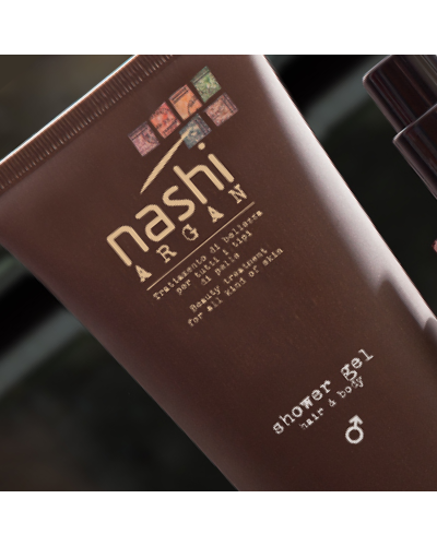 Гель для душу та волосся Nashi Argan MEN LINE Hair & Body 200 мл – Очищення та зволоження 2 в 1