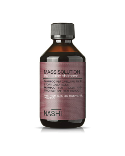 Шампунь для потовщення та зміцнення волосся – Nashi Argan Mass Solution 250 мл