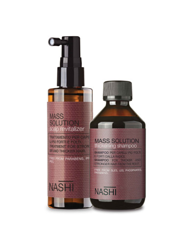 Шампунь для потовщення та зміцнення волосся – Nashi Argan Mass Solution 250 мл