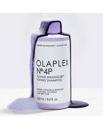 Тонуючий фіолетовий шампунь Olaplex No.4P Blonde Enhancer Toning Shampoo 250 мл