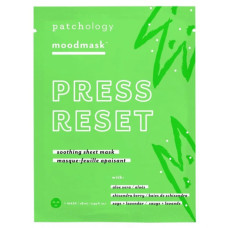 Patchology Press Reset — Успокаивающая и восстанавливающая тканевая маска для лица