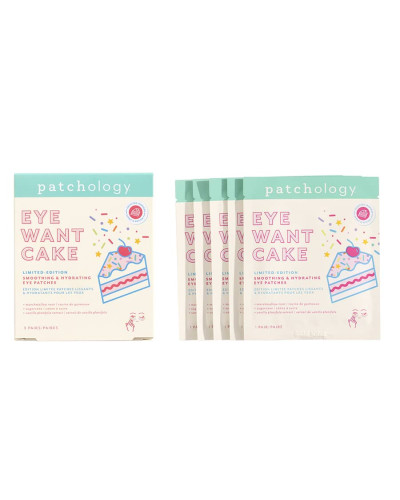 Разглаживающие и увлажняющие патчи для глаз 5 пар — Patchology Eye Want Cake Limited Edition