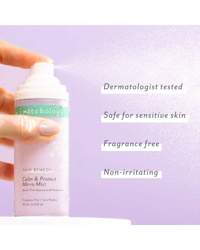 Успокаивающий тоник-мист для лица — Patchology Skin Remedy Calm & Protect Micro Mist