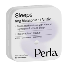Perla Helsa Sleeps Gentle — стрипсы с мелатонином и травами для сна, 1 мг