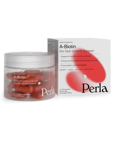 Биотин с аминокислотами для волос Perla Helsa A-Biotin 60 капсул