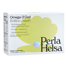 Омега-3 из печени трески Perla Helsa Omega-3 Cod - EPA, DHA, витамины A и D3, 120 капсул