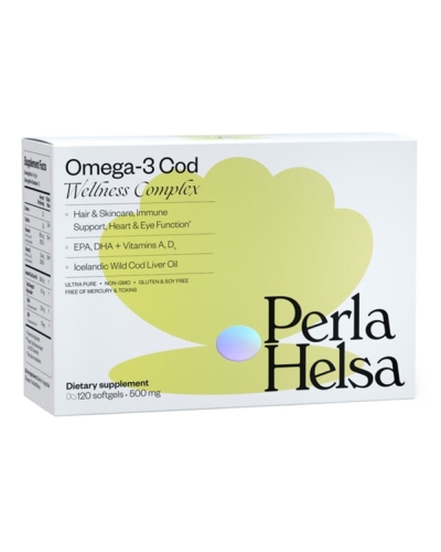 Омега-3 из печени трески Perla Helsa Omega-3 Cod - EPA, DHA, витамины A и D3, 120 капсул