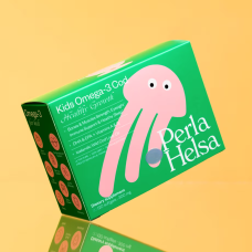 Perla Helsa Kids Omega-3 Cod Омега-3 из трески для детейс витаминами A и D3 — 120 капсул
