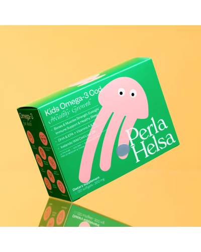Омега-3 из трески для детей Perla Helsa Kids Omega-3 Cod с витаминами A и D3 — 120 капсул