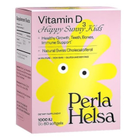 Perla Helsa Vitamin D3 Happy Sunny Kids 1000 IU Вітамін D3 для дітей 60 капсул