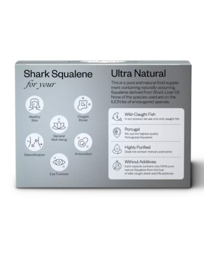Сквален антиоксидант для кожи Perla Helsa Shark Squalene 120 капсул