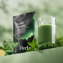 Perla Helsa Super Greens зелёный суперфуд микс 20 порций