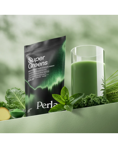 Зелёный микс суперфудов Perla Helsa Super Greens для ежедневного баланса 20 порций