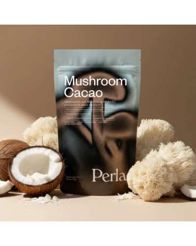 Функціональний напій Perla Helsa Mushroom Cacao з адаптогенами 175 г