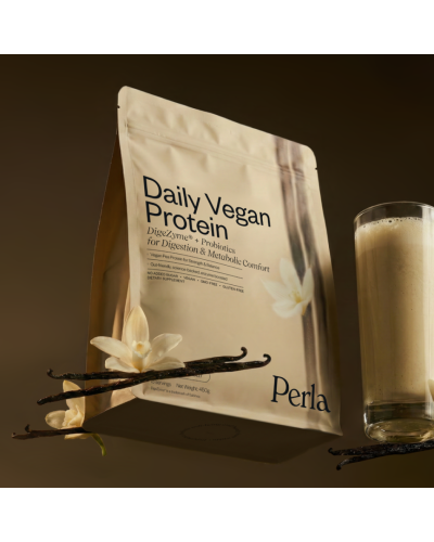Веганський протеїн Perla Helsa Daily Vegan Protein для підтримки м’язів і травлення 15 порцій