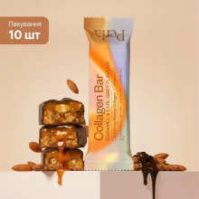 Perla Helsa Collagen Bar батончик з мигдалем карамель Earl Grey набір 10 шт